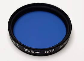 35.580a Hoya 35.5mm 80a Blue Color Conversion Glass Lens Filter 35.5 Mm 80 A 80-a E-35.5