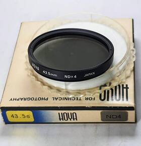 43.5-nd4 Hoya 40.5mm Genuine Nd4 Nd 4 Lens Filter Neutral Density Nd4x 4x Japan 40.5 M