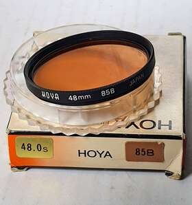 4885b-gb Hoya Genuine 48mm 85b 85-b 85 B Color Conversion Glass Lens Filter Japan 48 Mm