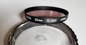 52flw Hoya 52mm Fl-w Fluorescent Glass Lens Filter With Case Japan
