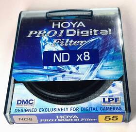 55-nd8 Hoya 55mm Pro1 Digital Dmc Lpf Nd8 Nd 8 Lens Filter Neutral Density Nd8x 8x
