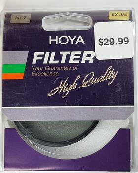 62-nd2 Hoya 62mm Genuine Nd2 Nd 2 Lens Filter 62 Mm Neutral Density Nd2x 2x E62 E-62
