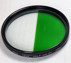 72hcgreen Hoya 72mm Half-color Green Glass Lens Filter 72 Mm E-72 Japan Half Color E72 Nos