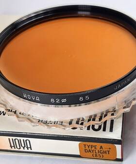 8285a-gb Hoya 82mm 85a 85-a 85 A Color Conversion Glass Lens Filter Japan 82 Mm E82 E-82