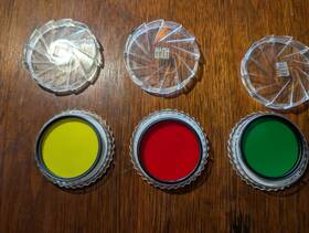 Hoya 909469023796 3 Hmc 55mm Yellow Green Red Filter With Cases Multi-coated