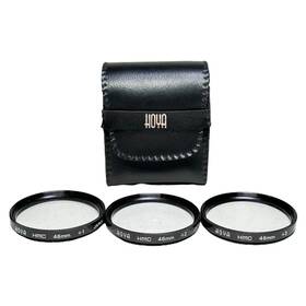 A-46cus-gb Hoya Hmc 46mm Close Up Filter Set 1 2 4 Muti-coated With Case