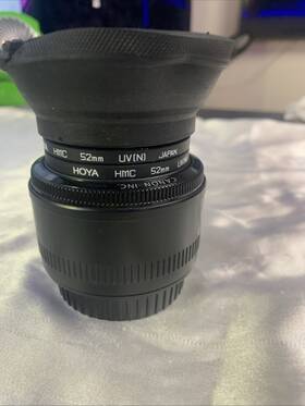 Ad3.567 Hoya Set Of 2 Hmc 52 Mm Liv N Lens Filter Made In Japan