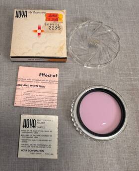 B62flwgb Hoya Vintage 62mm Fl-w Lens Filter With Case Box - Made In Japan Free Ship