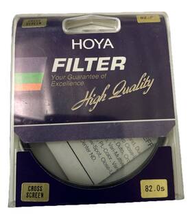 B82csgb Hoya 82.0s Cross Screen 4 Beam High Quality Filter In Protective Case