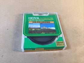 G58crpl Hoya 58mm Pitch 0.75 Circular Polarizer Cpl Glass Lens Filter Pl-cir Polarizing