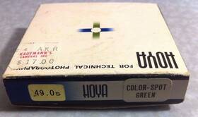 H49cspot Hoya 49mm Cs Color-spot Green Lens Filter Japan Genuine 49 Mm Cs-green