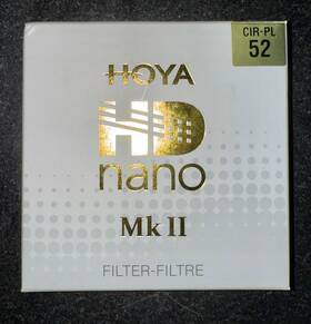 Plchdn52ii Hoya Genuine Hd Nano Cir-pl Mkii 52mm Filter Cpl Polarizer Hardened Glass