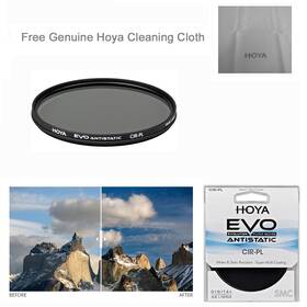 Xeva-37cpl Hoya 46mm Evo Antistatic Circular Polarizer Coated Filter. U.s Authorized Dealer