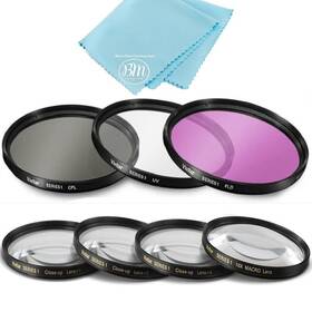P1000 Hqo 639713360097 7pc Filter Set For Nikon Coolpix Digital Camera Includes 3 Pc K