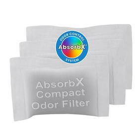 8cf03-4 Itouchless All Natural Activated Carbon Compact Size Absorbx Filters For Sma
