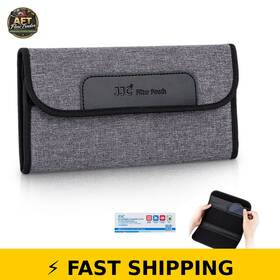 Jjc 972502077764 4 Pockets Lens Filter Case With Microfiber Cloth - Gray