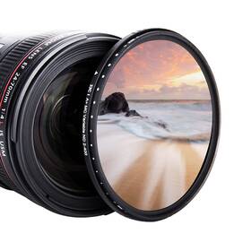 F-ndv49 Jjc 49mm Variable Nd Filter Nd2 To Nd400 For Canon Eos M6 M5 M50 15-45mm Lens Strong