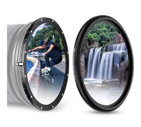 Nd2.5-1000 Jjc F-rcnd82 True Color 82mm Nd Filter Variable 1-10 Stops No Shif