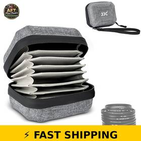 Jjc Fp-s10 Hard Shell Camera Lens Filter Case Water Resistant Up To 67mm