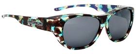 Au003 Jonathan Paul Fitovers Allure Turquoise Demi - Polarvue Grey Lens