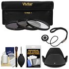 K-85435-01  Vivitar Hd Filter Set With Hood 689466802023