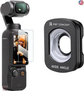 Kf01.2612 K&amp F Concept K&f Wide-angle Lens Compatible With Dji Osmo Pocket 3 Magnetic
