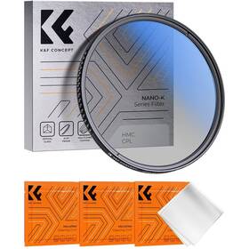 K&f Concept 800796442090 58mm Circular Polarizer Optical Glass Lens Filter Ultra-slim 18 Multi-layer C