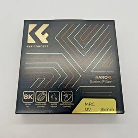 Kf01.1414 K&f Concept 95mm Mc Uv Protection Filter With 28 Multi-layer Coatings Nano X