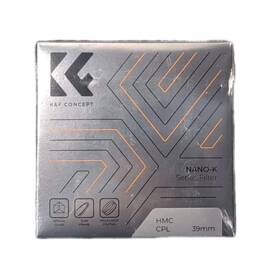 Kf01.1556 K&f Concept 39 Mm Cpl Circular Polarizer Glass Filter Multi Coated Ultraslim New