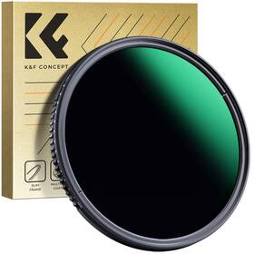 K&f Concept Kf01.1833 58mm Variable Nd3-nd1000 Nd Filter 1.5-10 Stops Neutral Density Lens Filter