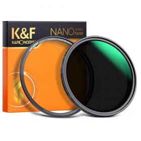Kf01.1981 K&f Concept Kf 82mm Nano-x Nd8-128 3-7 Stop Magnetic Variable Nd Lens Filter