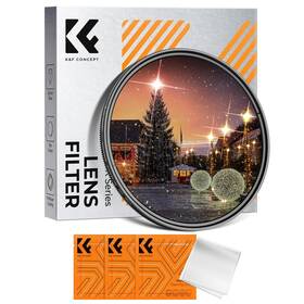 K&f Concept Kf01.2295v1 67mm Variable Star Filter Cross Screen Starburst 4 8 Points -18 Layer