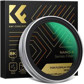 Kf01.2703 K&f Concept Mcuv Protection Camera Lens Filter Silver Frame For Fujifilm X1
