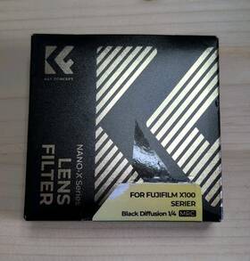 Kf01.2883 K&f Concept Nano-x Series Lens Filter For Fujifilm X100 Black Diffusion 1/4 Mrc
