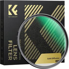K&f Concept Kf01.3223v2 K&f Gold Diffusion 1/4 Filter Mist Soft Glow Warm Highlights Cinematic