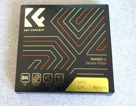 Kf01.974 K&f Concept 82mm Circular Polarizer Filter Hd Multi-coated Cpl Lens Nanox