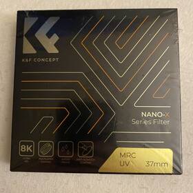 Kf01.979 K&f Concept 37mm Mrc Uv Nano-x Filter
