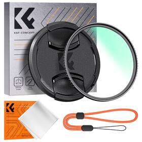 Kf01.k77v3 K&f Concept 77mm Mc Uv Lens Protection Filter With Cap Cleaning Cloth Optical Glass Ult
