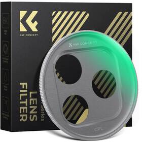 K&f Concept Kf15.0054 K&f Cpl Polarizing Filter With Snap-on Deco Mount For Iphone 17pro / Max