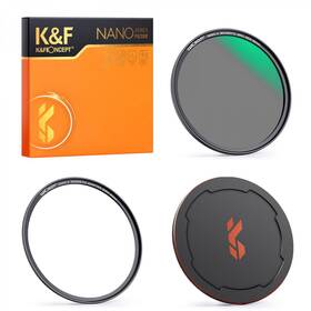 Sku.1722 K&f Concept Kf 62mm Nano-x Neutral Density Nd8 0.9 3-stop Magnetic Filter #sku.1722
