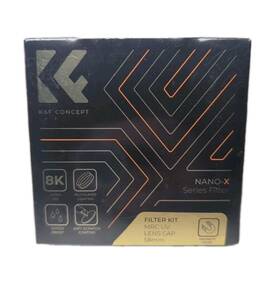 Sku.1882 K&f Concept 58mm Magnetic Mcuv Filter Lens Cap Kit Nano-x Series New
