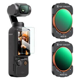 Sku.2105 K&f Concept Adjustable Magnetic Nd Filters Set For Dji Osmo Pocket 3 Creator Combo Adjus