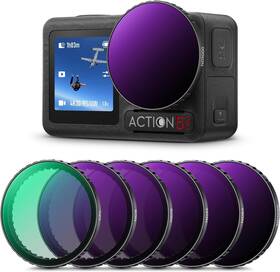 K&f Concept Sku.2334 K&f Push-in Cpl Nd Filter For Dji Osmo Action 4/5 Pro 6 Pack
