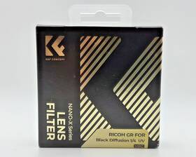 Sku.2336 K&f Concept Nano-x Series Lens Filter Ricoh Gr For Black Diffusion 1/4 Uv Mrc