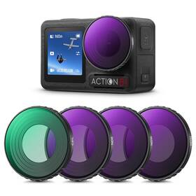 Sku.2337 K&f Concept Nd Pl Filter Kit Compatible With Dji Osmo Action 5 Pro/osmo Actioin 4 4pack