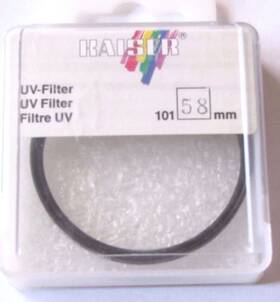 K58uvmc Kaiser 58mm Uv Multi Coated Mc Glass Lens Filter Safety Oem Genuine 58 Mm