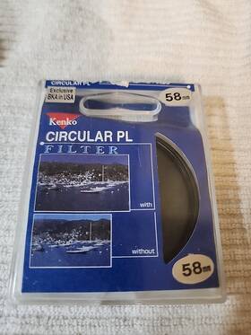 0389 Kenko Circular Pl Filter 58mm