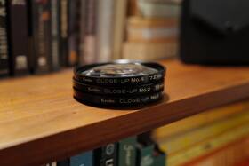 27233 Kenko Japan 72mm Close-up Lens No. 1 2 And 4 Filter With Case