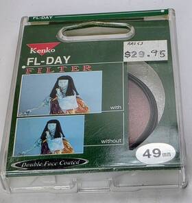 49fl-d Kenko 49mm Fl-day Fl-d Daylight Balance Lens Filter Fluorescent 49 Mm Japan E49