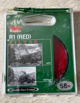 Kenko 961607358856 Lens Filter R1 Red 58mm Color Enhancement New